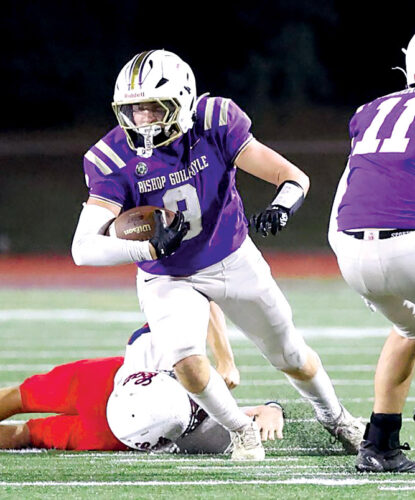 Jake Kissell helps keep Bishop Guilfoyle rolling in victory over Huntingdon
